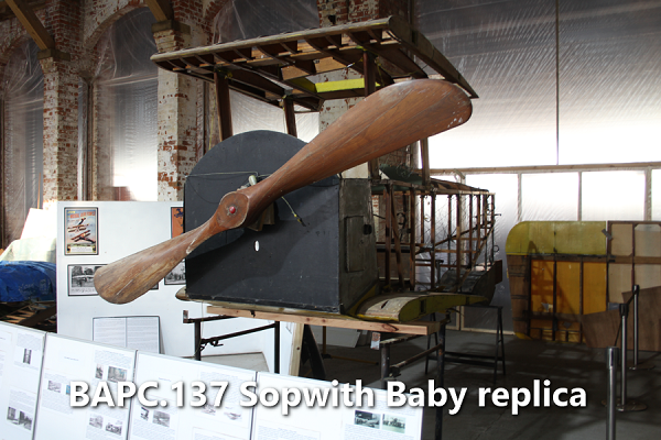 BAPC.137 Sopwith Baby replica, Hooton Park Hangars