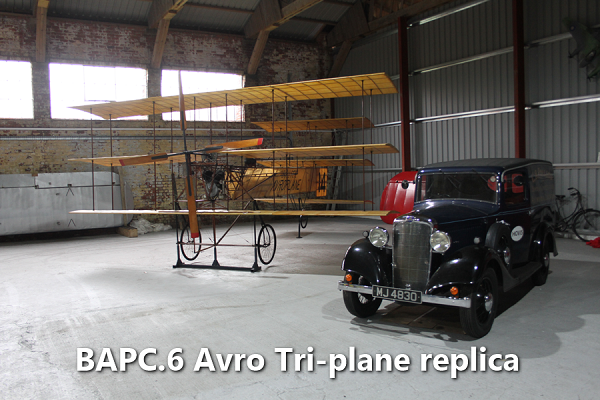 BAPC.6 Avro Tri-plane replica, Hooton Park Hangars