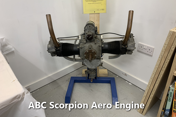 ABC Scorpion Aero Engine, Hooton Park Hangars