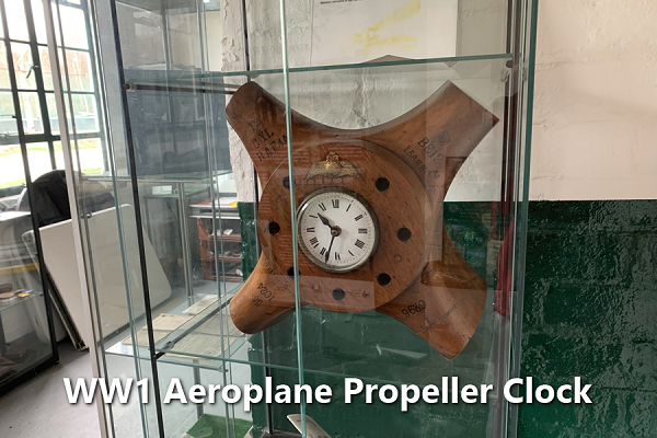 WW1 Propeller Clock, Hooton Park Hangars