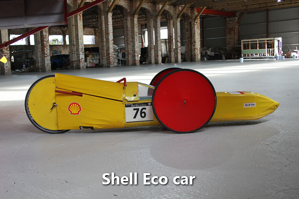 Shell Eco car, Hooton Park Hangars