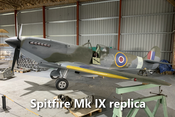 Coming in 2024 - full scale model of Spitfire Mk IX